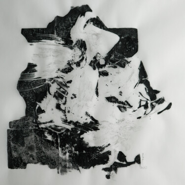 Отпечатки и Гравюры под названием "les ombres (38)" - Henry Pouillon, Подлинное произведение искусства, Монотип Установлен н…