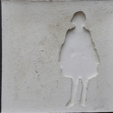 Sculpture intitulée "les ombres (R12)" par Henry Pouillon, Œuvre d'art originale, Ciment