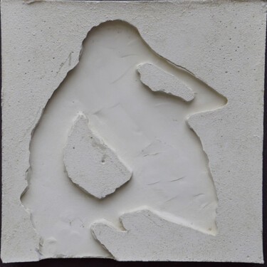 Escultura titulada "les ombres (R13)" por Henry Pouillon, Obra de arte original, Cemento