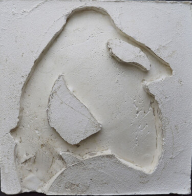 Sculpture titled "les ombres (R14)" by Henry Pouillon, Original Artwork, Cement