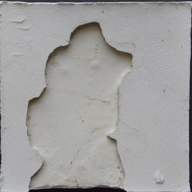 Sculpture titled "les ombres (R19)" by Henry Pouillon, Original Artwork, Cement