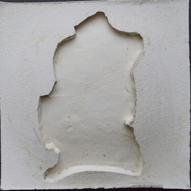 Sculpture titled "les ombres (R20)" by Henry Pouillon, Original Artwork, Cement