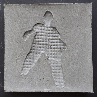 "les ombres (R24)" başlıklı Heykel Henry Pouillon tarafından, Orijinal sanat, Çimento
