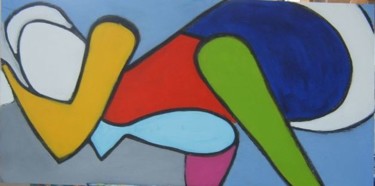 Malerei mit dem Titel "CORPONKAÏ - 3 en 1…" von Bossx, Original-Kunstwerk, Acryl