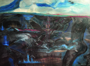 Peinture intitulée "Terra sexus" par Henry Neu, Œuvre d'art originale, Huile