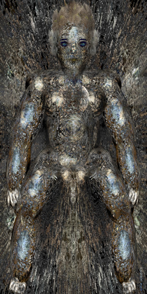 Digitale Kunst getiteld "Machine d'art" door Henry Neu, Origineel Kunstwerk, Digitaal Schilderwerk