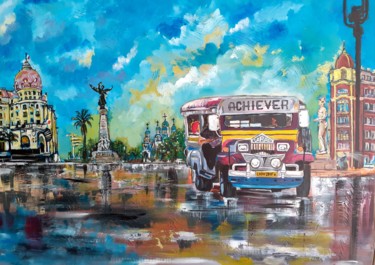 Painting titled "Achiever in Nice Fr…" by Herbert Canuel, Original Artwork, Acrylic