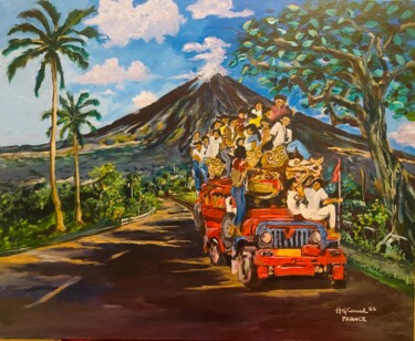Painting titled "Achiever in Mayon" by Herbert Canuel, Original Artwork, Acrylic