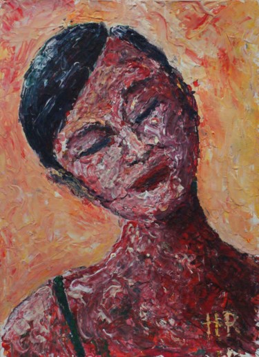 Malarstwo zatytułowany „Scarlet (Inspiratio…” autorstwa Herbert Ruf, Oryginalna praca, Akryl