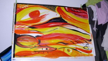 Peinture intitulée "L'énergie d'un rega…" par Hergottscaferle, Œuvre d'art originale