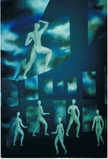 Pintura intitulada "vislumbre de liberd…" por Herminio Vital, Obras de arte originais, Óleo