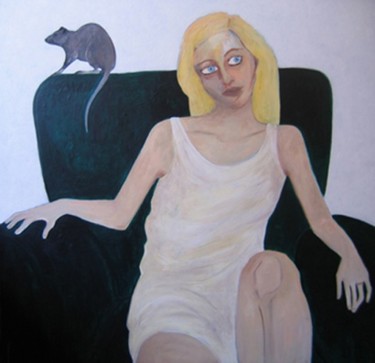 Pintura titulada "La peste" por Hermione, Obra de arte original, Oleo