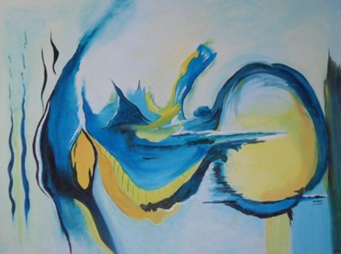 Pintura titulada "Fantasie II" por Herna Deleu, Obra de arte original, Acrílico