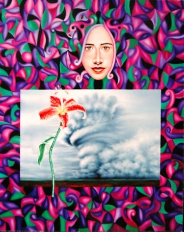 Pintura titulada "la tormenta" por Hernandiz, Obra de arte original