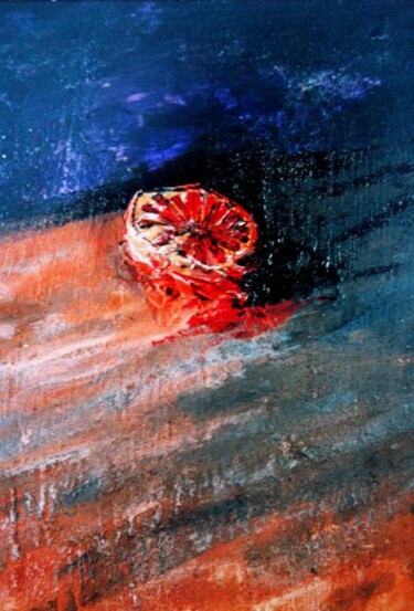 Peinture intitulée "la naranja" par Hernandiz, Œuvre d'art originale
