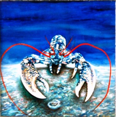 Pintura titulada "el bogavante" por Hernandiz, Obra de arte original