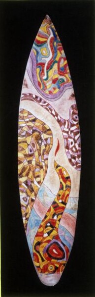 Pintura titulada "tablasurf" por Hernandiz, Obra de arte original
