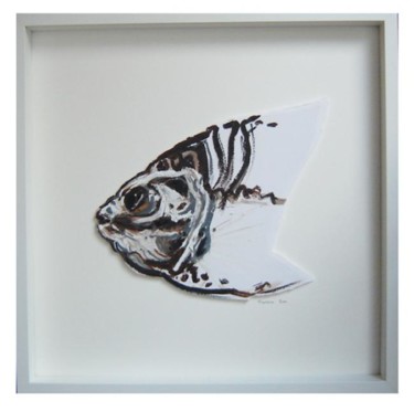 Peinture intitulée "poisson" par Marjorie Herrero, Œuvre d'art originale