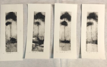 Отпечатки и Гравюры под названием "Silhouette 2" - Eric Herrmann, Подлинное произведение искусства, Монотип