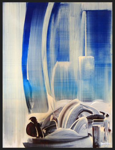 Painting titled "El Capitan" by Herve Bauve, Original Artwork, Acrylic