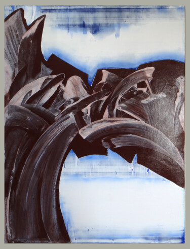 Peinture intitulée "Premières gelées bl…" par Herve Bauve, Œuvre d'art originale, Acrylique