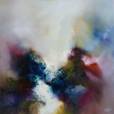 Painting titled "A Dream of cloud" by Hervé Hugues, Original Artwork, Oil