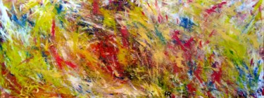 Peinture intitulée "automne joyeux" par Hervé Rayot, Œuvre d'art originale, Acrylique