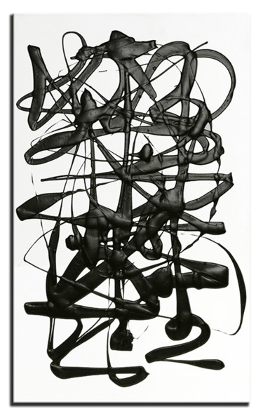 Malerei mit dem Titel "Drip" von Hervé Roggen, Original-Kunstwerk, Acryl