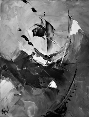 Peinture intitulée "vent d est" par Schmalz, Œuvre d'art originale, Acrylique