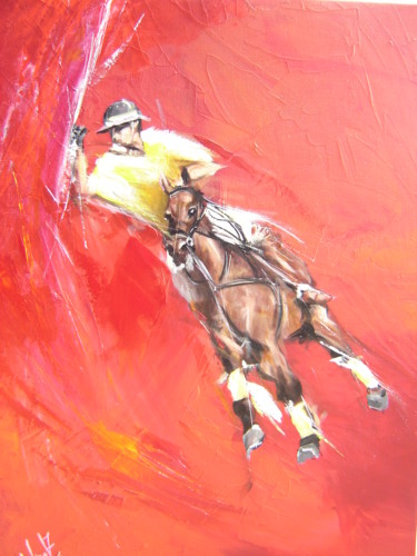 Painting titled "polo" by Schmalz, Original Artwork, Acrylic
