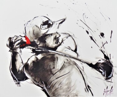 Картина под названием "golf" - Schmalz, Подлинное произведение искусства, Акрил
