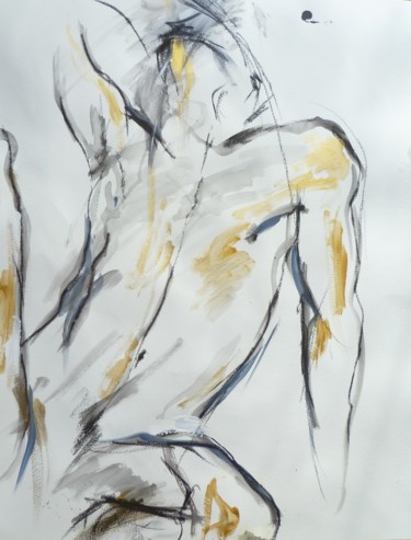 Sensualité provoquante Dessin intitulée "Sensualité provoqua…" par Herve Thomas-Miton, Œuvre d'art originale, Acrylique