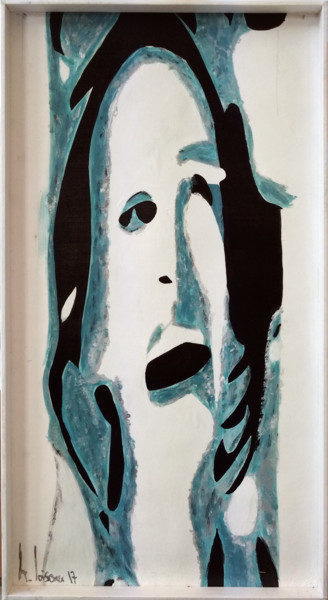 Peinture intitulée "Rire" par Hervé Loiseau, Œuvre d'art originale, Acrylique Monté sur Panneau de bois