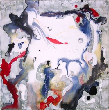 Peinture intitulée "vache" par Hervé Wallaert, Œuvre d'art originale