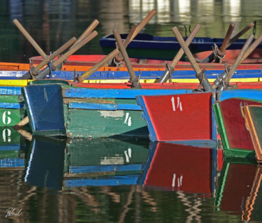 Fotografia intitulada "Barcos" por Roland Raia, Obras de arte originais, Fotografia digital