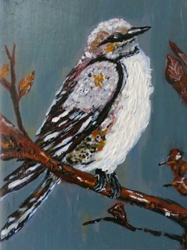 Картина под названием "Sledge Warbler" - Heyleena R, Подлинное произведение искусства, Акрил