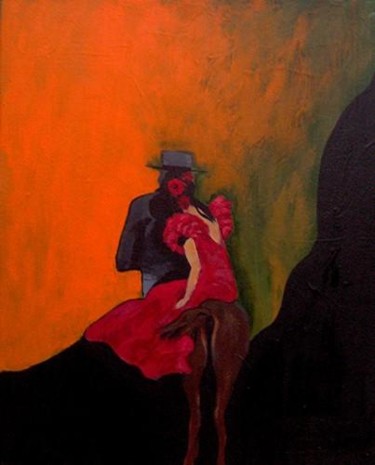 Painting titled "Au coeur de l'Andal…" by Hezan, Original Artwork