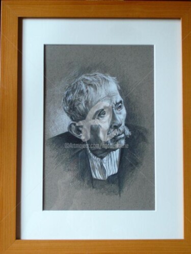 Drawing titled "jean" by Helene Gaben Laurié, Original Artwork, Other