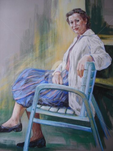 Painting titled "Septembre 58" by Helene Gaben Laurié, Original Artwork