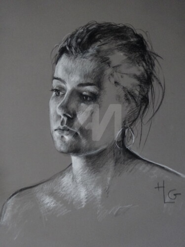 la songeuse 40x50 cm ©2016 par Helene Gaben Laurié