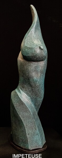 Sculpture intitulée "impéteuse" par Helene Gobin Langlais, Œuvre d'art originale, Terre cuite