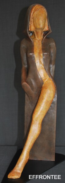 "Effrontee" başlıklı Heykel Helene Gobin Langlais tarafından, Orijinal sanat, Terracotta