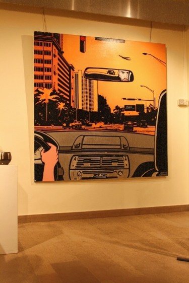 Peinture intitulée "Miami Vice Part 2 -…" par Hicksail, Œuvre d'art originale