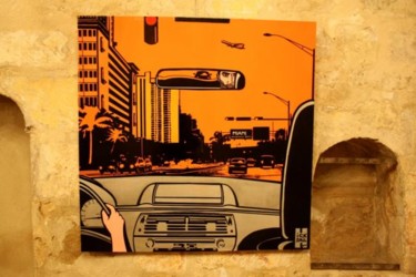 Peinture intitulée "Miami Vice 2 Reduced" par Hicksail, Œuvre d'art originale