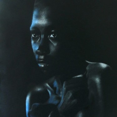 Dessin intitulée "serie sur l'esclava…" par Serge Hidalgo, Œuvre d'art originale, Crayon