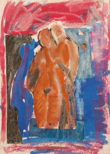 Pintura titulada "apuntes para lienzo" por Higinia Bernad, Obra de arte original, Oleo
