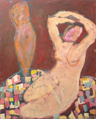Pintura titulada "fragmentos de color" por Higinia Bernad, Obra de arte original, Oleo