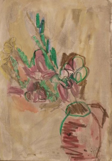 Pintura titulada "flores" por Higinia Bernad, Obra de arte original