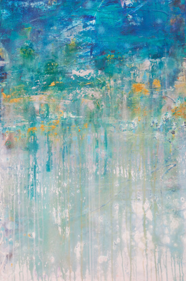 Картина под названием "Asthenosphere 9" - Hilary Winfield, Подлинное произведение искусства, Акрил Установлен на Деревянная…