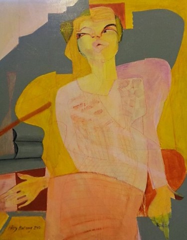 Painting titled "The Woman" by Hilary Mullany, Original Artwork